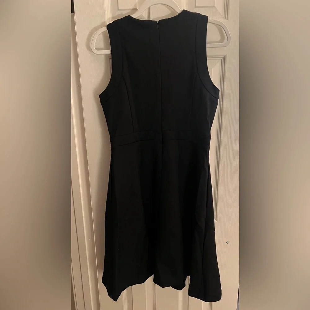 Black Dress with Gold Button Detail | Size 6 - Picture 3 of 3